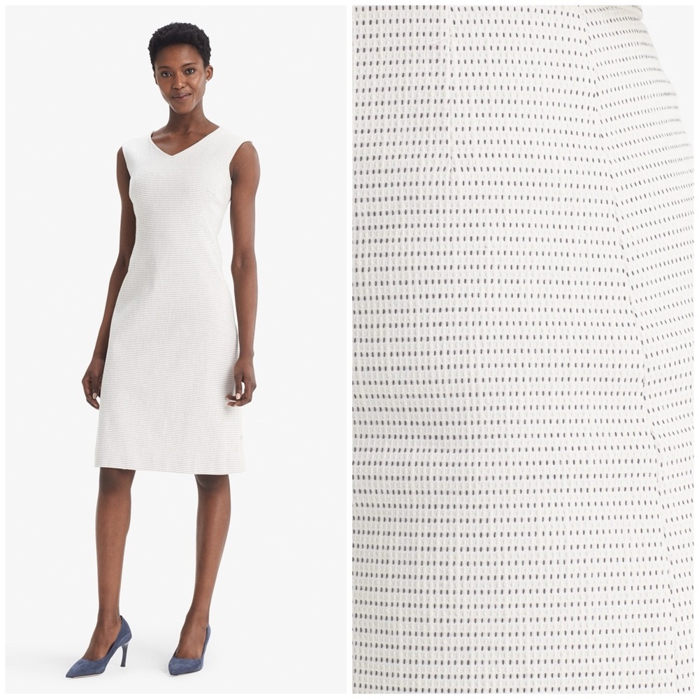 MM. Lafleur The Evelyn Dress—Micro Jacquard 14